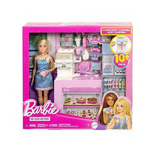 Cargar imagen en el visor de la galería, Barbie Muñeca En La Cafetería con Accesorios Mattel HXN94
