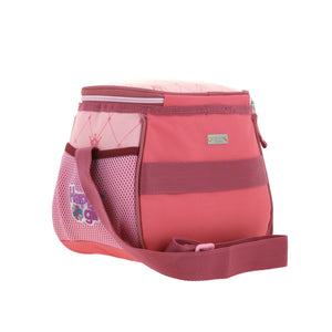 Set Chenson Mochila Ruedas Baston Lonchera Lapicera, Luces Led Para Niña Escolar Primaria Happy Girl Cast HG66495-P