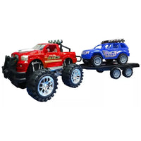 CYC Camioneta Pick Up Con Remolque Carro De Friccion Juguete de Importacion HP1052650