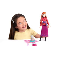 Muñeca Frozen Anna con Zorrito y Accesorios Mattel JFG17
