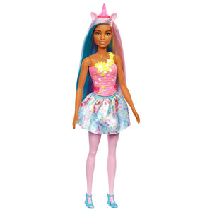 Barbie Dreamtopia Unicornio Muñeca Cuerno HGR21 Mattel