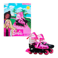 Patines con Luz Barbie Linea Talla Ajustable T378380 Juguete de Importación
