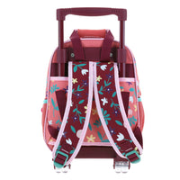 Mochila Chica Chenson Ruedas Niña Escolar Kinder  Happy Girl Manico HG66240-P
