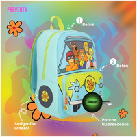 Mochila Scooby Doo Maquina del Misterio PortaLaptop Yadatex
