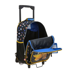 Mochila Grande Con Ruedas Chenson Mario Bros Bowser MB70715-3 Woat