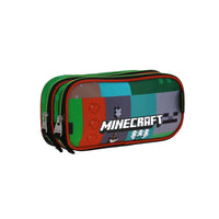 Lapicera Estuche Escolar Chenson Minecraft Tiles MC66394-3
