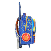 Mochila Con Ruedas Dragon Ball Sayayin Blue Yadatex
