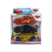 Set Cars Friccion Rayo, Jackson Y Cruz Juguete de Importacion T363455

