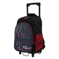 Mochila Grande Con Ruedas Chenson Miles Morales Marvel Drapo MM70294-3
