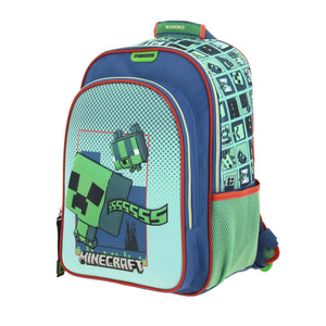 Mochila Escolar Grande Primaria Chenson Minecraft BLIPER MC66007-9