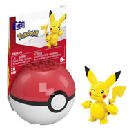Bloques Pokémon 1 Pokébola Pikachu Mega GVK60
