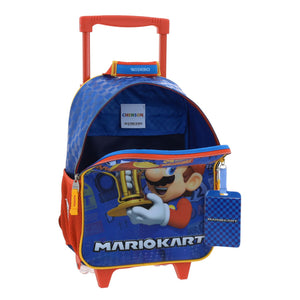 Mochila Chica Chenson Ruedas Preescolar Kinder Mario Bros Veloz MB66415-9