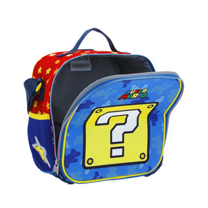 Set Chenson Mochila Lonchera Lapicera Para Niño Escolar Primaria Mario Bros Myst MB66265