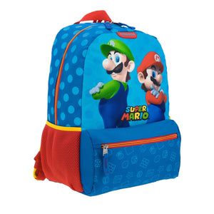 Mochila Escolar Grande Chenson Mario Bros Luigi Dues MB66075-9