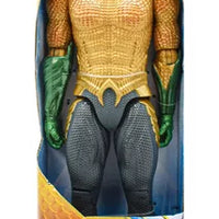 Pack de Figura Aquaman Y Black Manta Heroe Dc Super Spin Master 30cm Liga Justicia