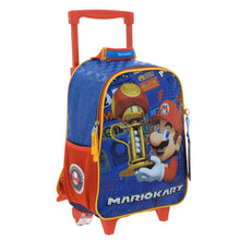 Cargar imagen en el visor de la galería, Mochila Chica Chenson Ruedas Preescolar Kinder Mario Bros Veloz MB66415-9
