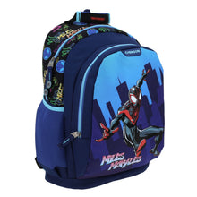 Cargar imagen en el visor de la galería, Mochila Escolar Grande Chenson Miles Morales Marvel Trector MM70672-9
