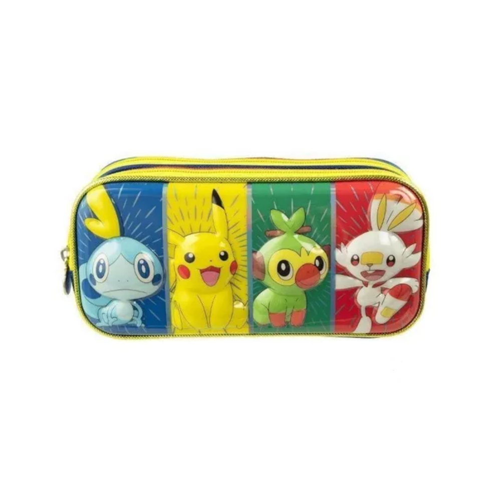 Lapicera Escolar Doble Ruz Pokemon Pikachu 162716