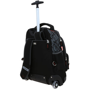 Mochila Grande Con Ruedas Y Luces Led Chenson Mario Bros MB70574-3 Racer