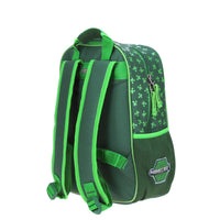 Mochila Chica Chenson Preescolar Kinder Minecraft Creeper Texturizado Mc65588-g Coleccion Brock Color Verde Diseño De La Tela Mc65772-9
