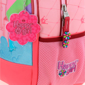 Mochila Grande Escolar Chenson Happy Girl Cast HG66030-P