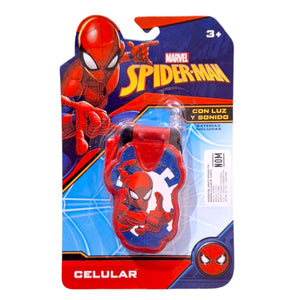 Telefono Sonido Spiderman Avengers Marvel Juguete Mayoreo
