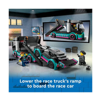 LEGO 60406 City Auto de Carreras y Camión de Transporte 328 Piezas
