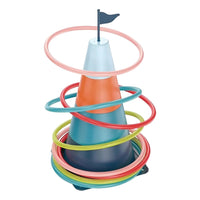 Juego De Mesa Cono Con Aros Punteria Habilidad
