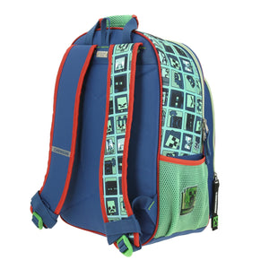 Mochila Escolar Grande Primaria Chenson Minecraft BLIPER MC66007-9