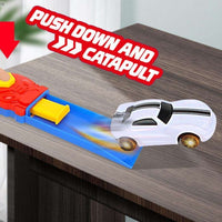 CYC Autopista Portable Con Lanzador y Vehiculos SH25174628
