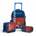 Kit Chenson Brife Mario Bros Mochila Grande Lonchera Lapicera