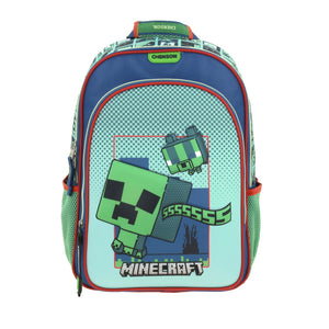 Mochila Escolar Grande Primaria Chenson Minecraft BLIPER MC66007-9