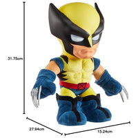 Marvel Peluche Figura X-Men Wolverine Con Frases HPK93 Mattel
