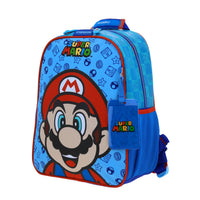 Kit Chenson Flep Mario Bros Mochila Chica Lonchera Lapicera
