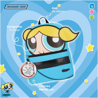Mochila Chicas Superpoderosas Burbujas Porta Laptop Yadatex
