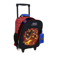 Mochila Chica Kinder Con Ruedas Chenson Mario Bros Bowser MB70208-3 Bowie
