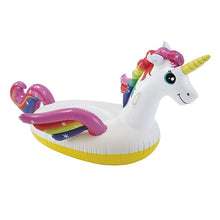 Cargar imagen en el visor de la galería, Flotador Inflable Unicornio Montable Piscina Intex 57561
