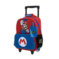Mochila Chica Kinder Con Ruedas Chenson Super Mario Bros PREGO MB71109-9
