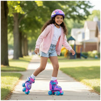 CYC Patines Roller Disney Stitch Angela 4 Ruedas 15-18 Juguete De Importacion 12400-AN
