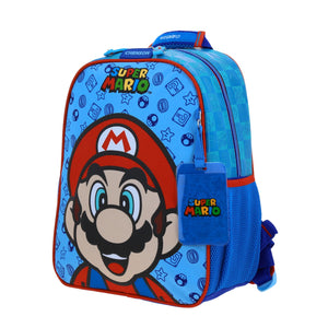 Mochila Chenson Kinder Preescolar Mario Bros Flep MB66130-9