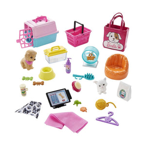 Barbie Muñeca Tienda de Mascotas con Accesorios Mattel GRG90