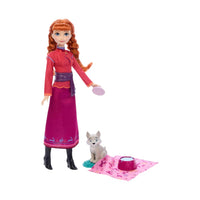 Muñeca Frozen Anna con Zorrito y Accesorios Mattel JFG17
