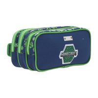 Lapicera Chenson Minecraft Azul PERIOUS Triple Compartimento
