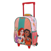 Mochila Chica Chenson Con Ruedas Preescolar Kinder Princesas PR70689-O Triunv

