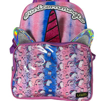 Mochila Grande Escolar Primaria Liquid Unicornio Ruz 160035