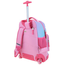 Cargar imagen en el visor de la galería, Mochila Grande Con Ruedas Y Luces Led Chenson Mario Bros Peach MB70433-P Kiut
